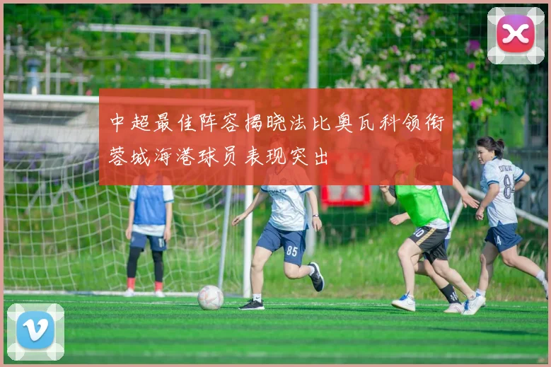 中超最佳阵容揭晓法比奥瓦科领衔蓉城海港球员表现突出